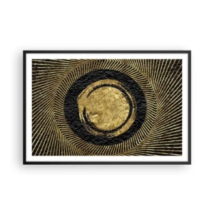Affisch i svart ram - Glamourös komposition - 91x61 cm
