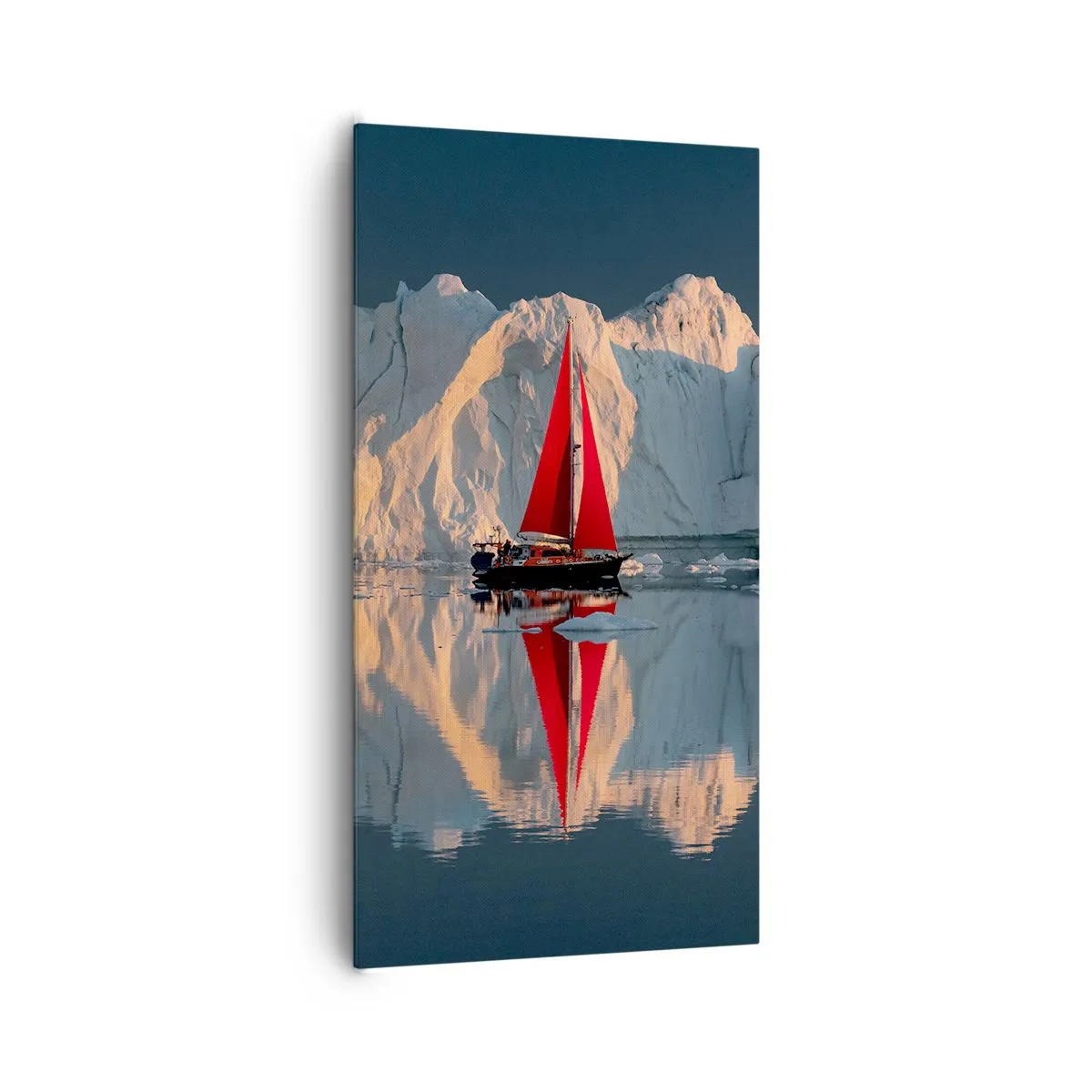 Canvastavla - Bild på duk - I världens ände - 65x120 cm