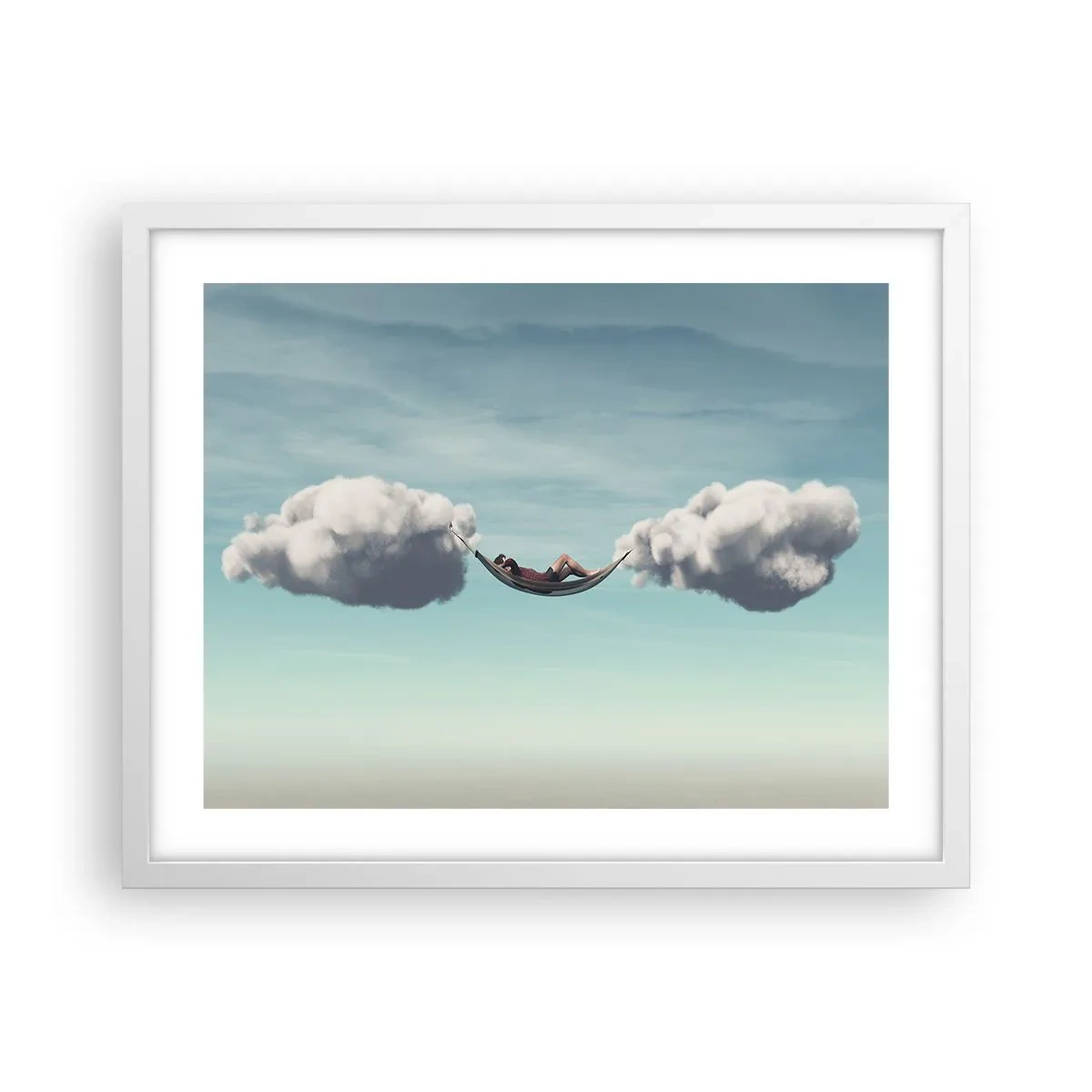 Affisch i vit ram - Stundens salighet - 50x40 cm