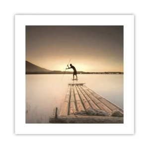 Affisch - Före avkoppling - 40x40 cm