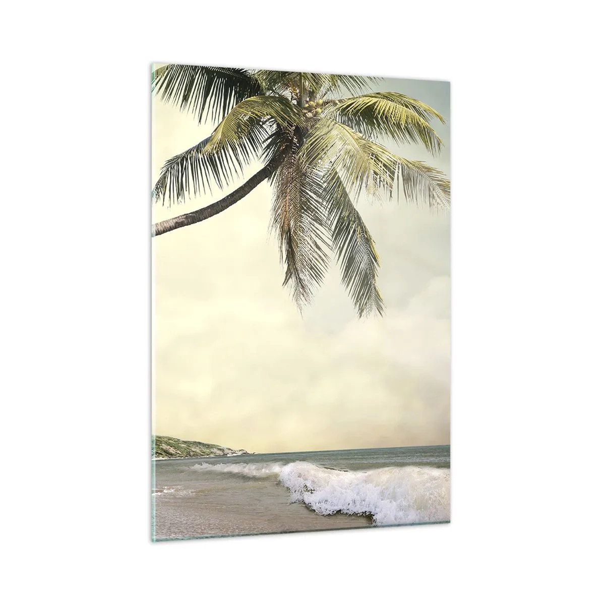 Glastavla - Bild på glas - Tropisk dröm - 50x70 cm