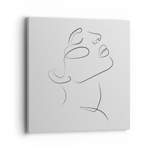 Canvastavla - Bild på duk - Drömmens meander - 40x40 cm