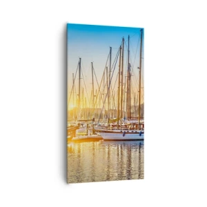 Canvastavla - Bild på duk - Vinden måste också sova - 65x120 cm