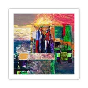 Affisch - Relationer och emotioner - 50x50 cm