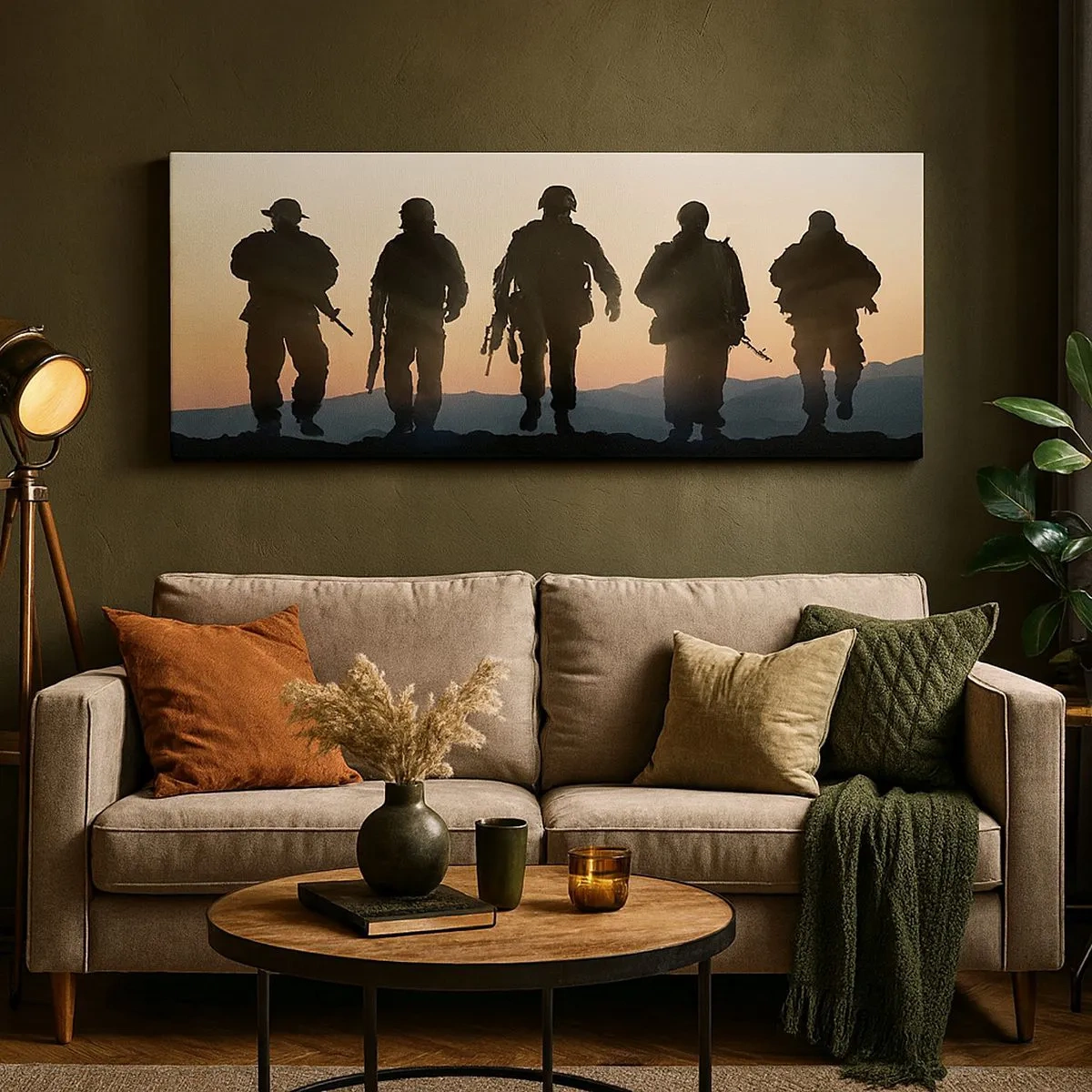 Canvastavla - Bild på duk - Välkommen till vår värld - 100x40 cm