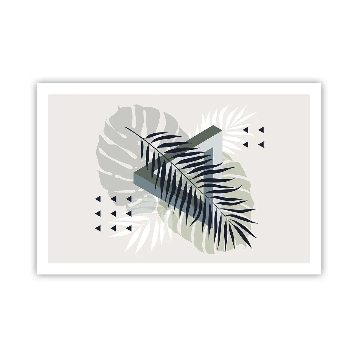 Affisch - Natur och geometri – två ordningar? - 91x61 cm