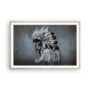 Affisch i ram av ljusek - Tillbaka till rötterna - 91x61 cm