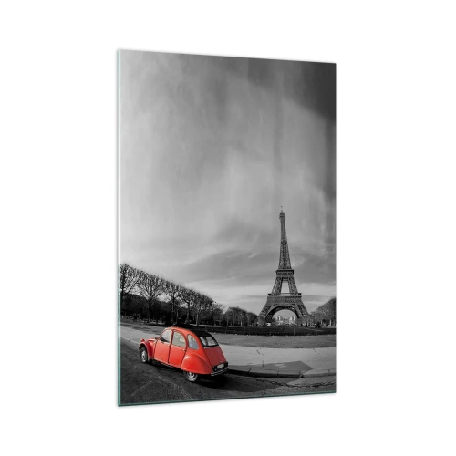 Glastavla - Bild på glas - Mera parisianskt än själva Paris - 70x100 cm