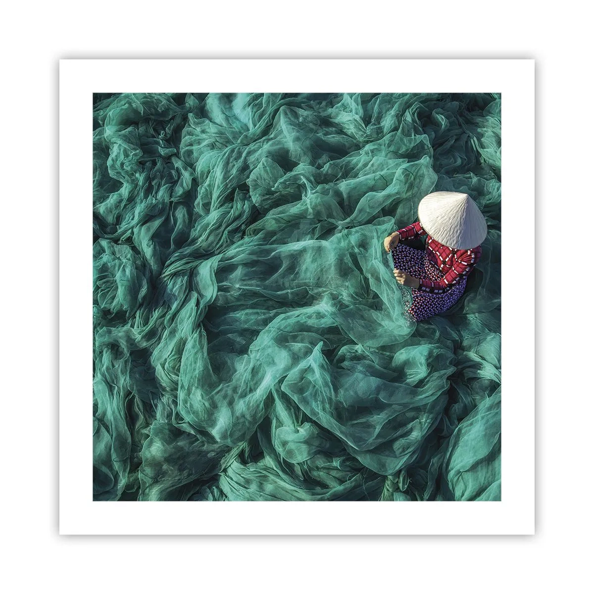 Affisch - I nätens hav - 50x50 cm