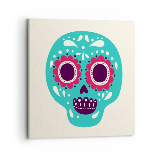 Canvastavla - Bild på duk - Livet - nöje till döden - 70x70 cm