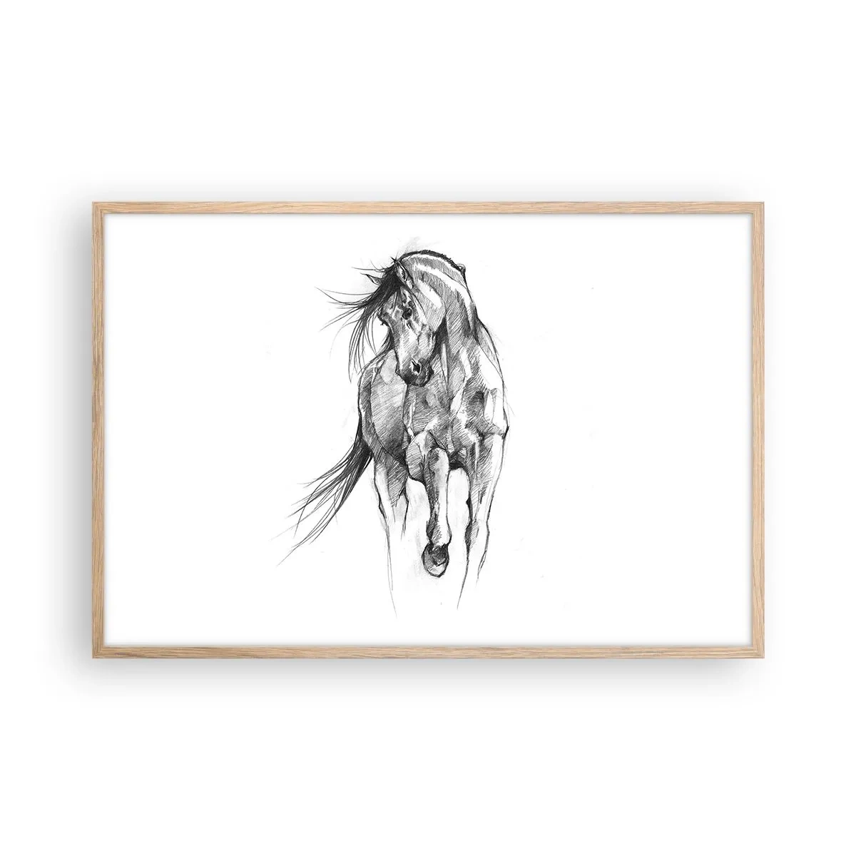 Affisch i ram av ljusek - Elegant trav - 91x61 cm