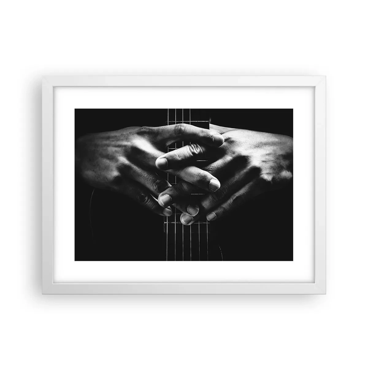 Affisch i vit ram - Artistens bön - 40x30 cm