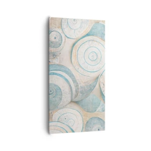 Canvastavla - Bild på duk - Vad döljer musslan? - 65x120 cm