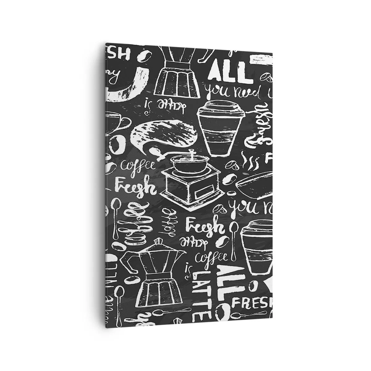 Canvastavla - Bild på duk - All you need is… - 80x120 cm