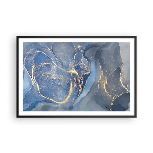 Affisch i svart ram - Gulddamm - 91x61 cm