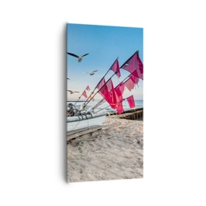 Canvastavla - Bild på duk - Välförtjänt vila - 65x120 cm