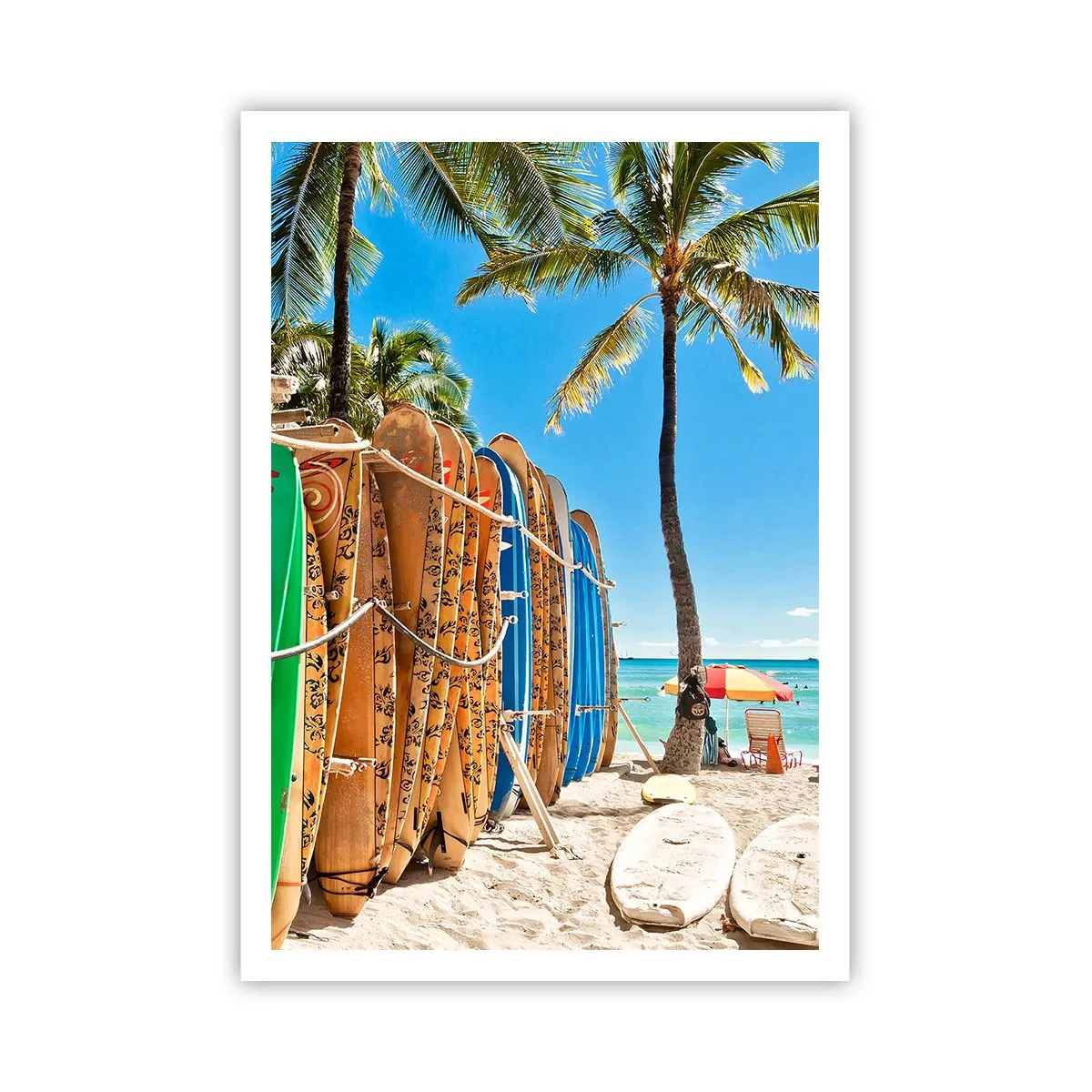 Affisch - Solig lek - 70x100 cm