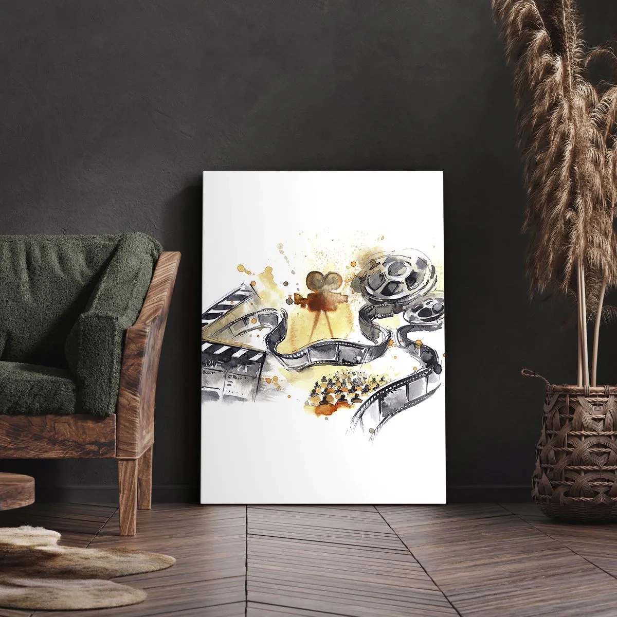 Canvastavla - Bild på duk - I drömmarnas land - 45x80 cm