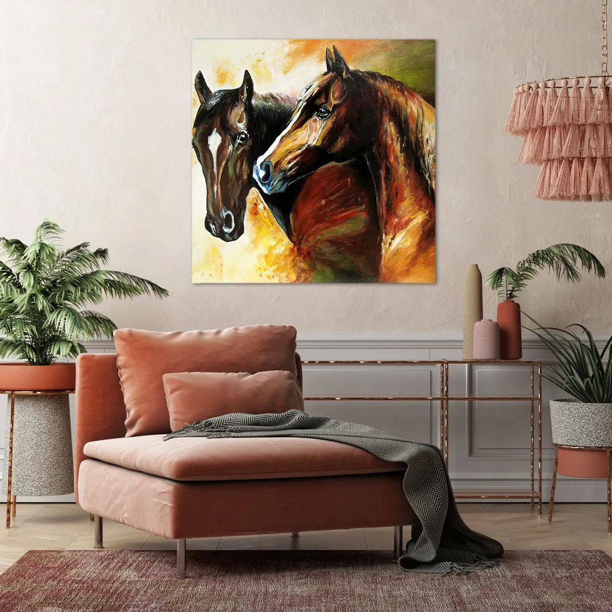 Canvastavla - Bild på duk - Dubbelt så mycket charm - 30x30 cm