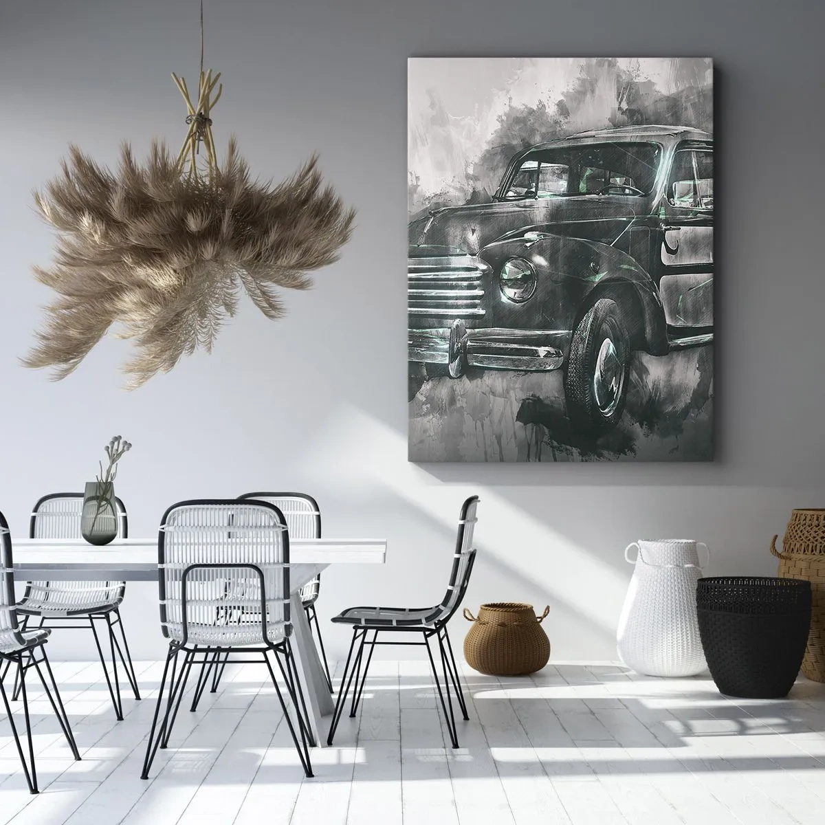 Canvastavla - Bild på duk - Ärad föregångare - 55x100 cm