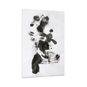 Glastavla - Bild på glas - En metod i galenskap? - 80x120 cm