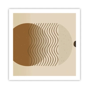 Affisch - Om geometriska figurers ursprung - 60x60 cm