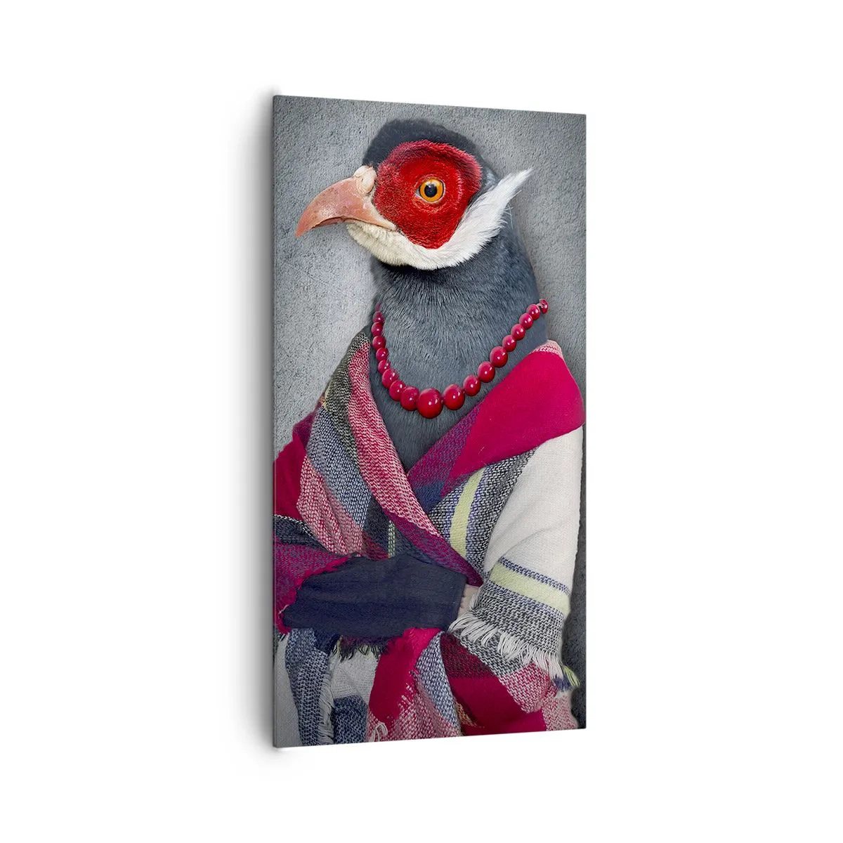 Canvastavla - Bild på duk - Vad gör jag här?! - 65x120 cm