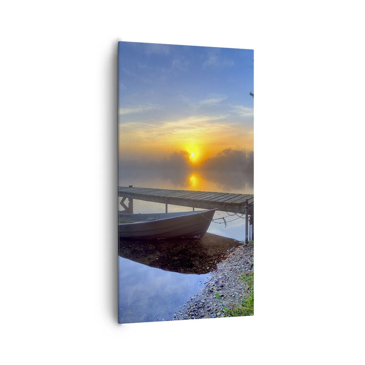 Canvastavla - Bild på duk - Det vanliga förvandlas till det magiska - 65x120 cm