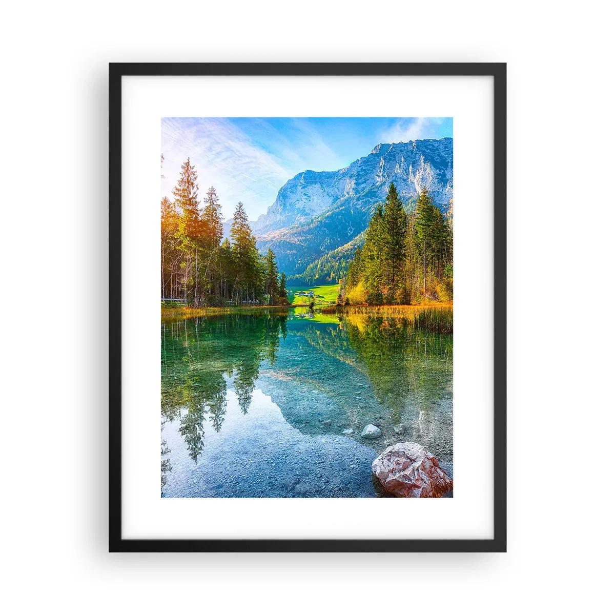 Affisch i svart ram - Höstens mildhet - 40x50 cm