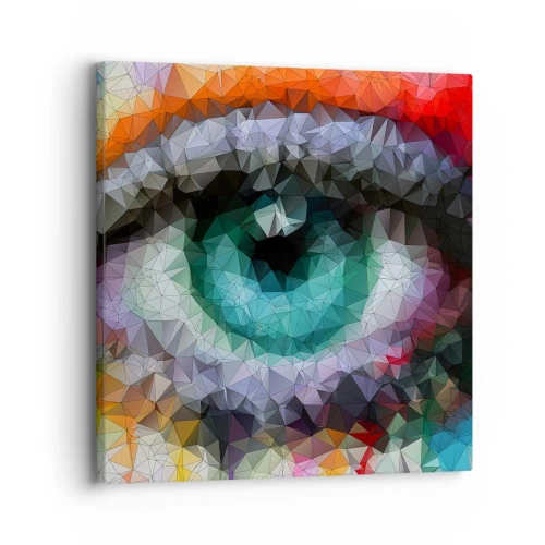 Canvastavla - Bild på duk - Kristallögonens glans - 30x30 cm