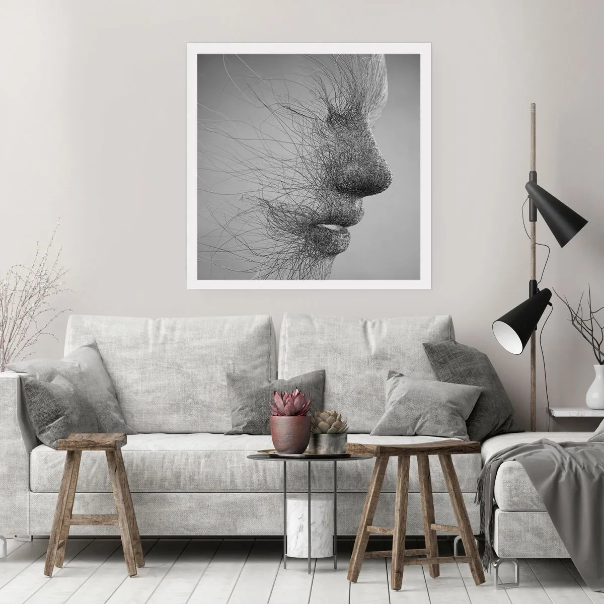 Affisch - Vindens ande - 50x50 cm