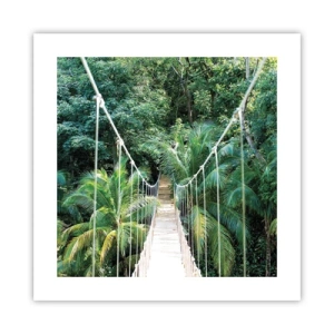 Affisch - Welcome to the jungle! - 40x40 cm