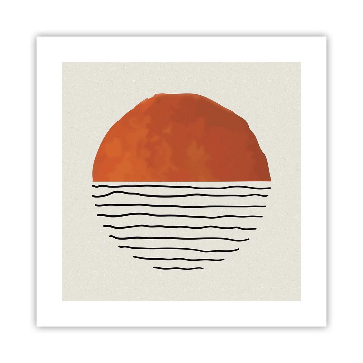 Affisch - I japansk stämning - 40x40 cm