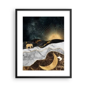 Affisch i svart ram - Eviga lagar - 40x50 cm