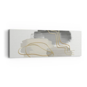 Canvastavla - Bild på duk - Varaktighet och rörelse - 90x30 cm