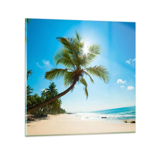 Glastavla - Bild på glas - Visa inte för någon - 60x60 cm