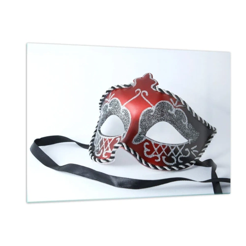 Glastavla - Bild på glas - Inbjudan till bal - 120x80 cm