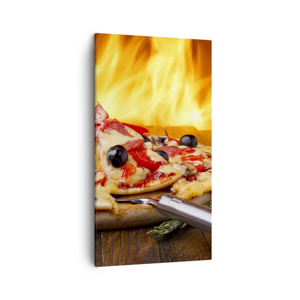 Canvastavla - Bild på duk - From Italy with love - 45x80 cm