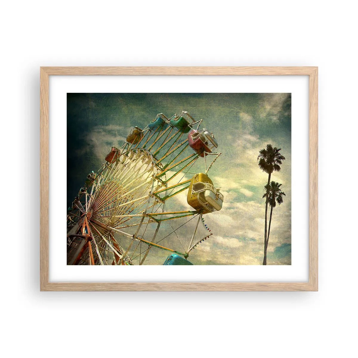 Affisch i ram av ljusek - Kommer att bli, kommer att bli kul.... - 50x40 cm