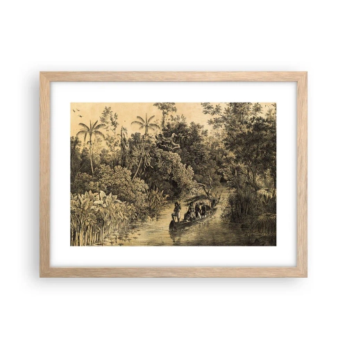 Affisch i ram av ljusek - Resa till källan - 40x30 cm