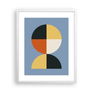 Affisch i vit ram - Titta och räkna - 40x50 cm