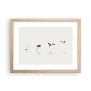 Affisch i ram av ljusek - Fyra enkla steg - 40x30 cm