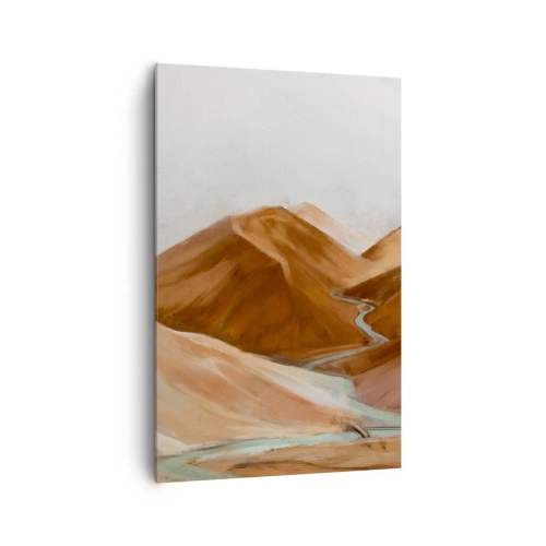 Canvastavla - Bild på duk - Till källan - 80x120 cm