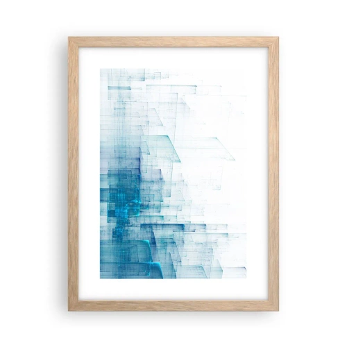 Affisch i ram av ljusek - Hur utrymmet blev till - 30x40 cm