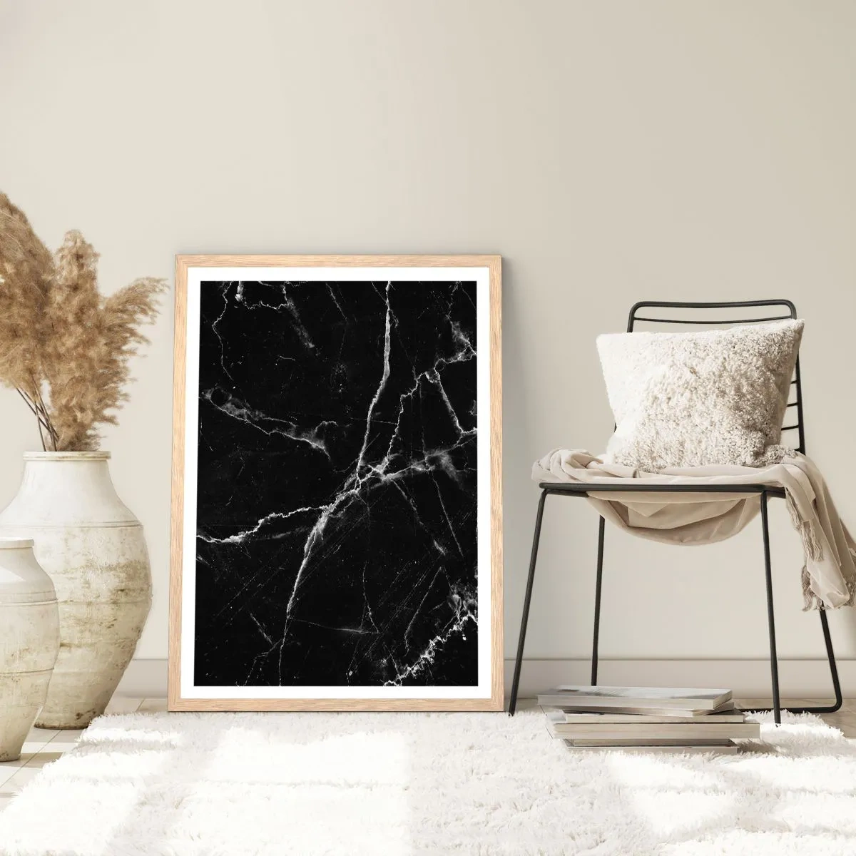 Affisch i ram av ljusek - Stenens hemliga liv - 30x40 cm