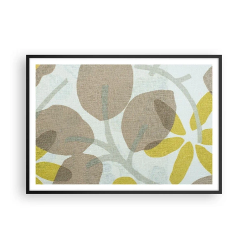 Affisch i svart ram - Komposition i solskenet - 100x70 cm