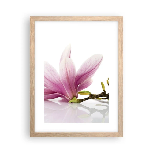 Affisch i ram av ljusek - Lätta som vårkänslan - 30x40 cm