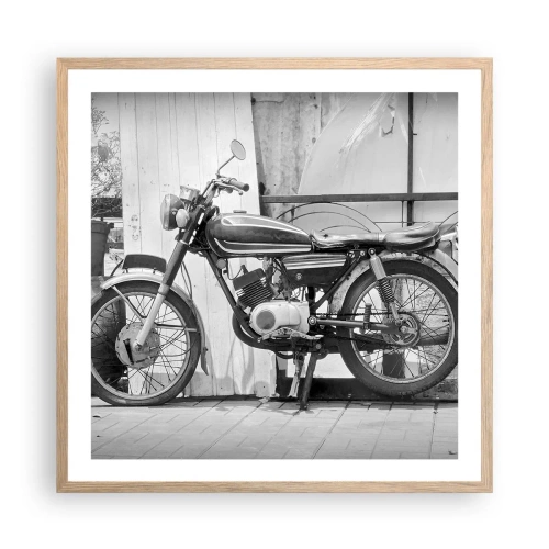 Affisch i ram av ljusek - Klassik framför allt - 60x60 cm