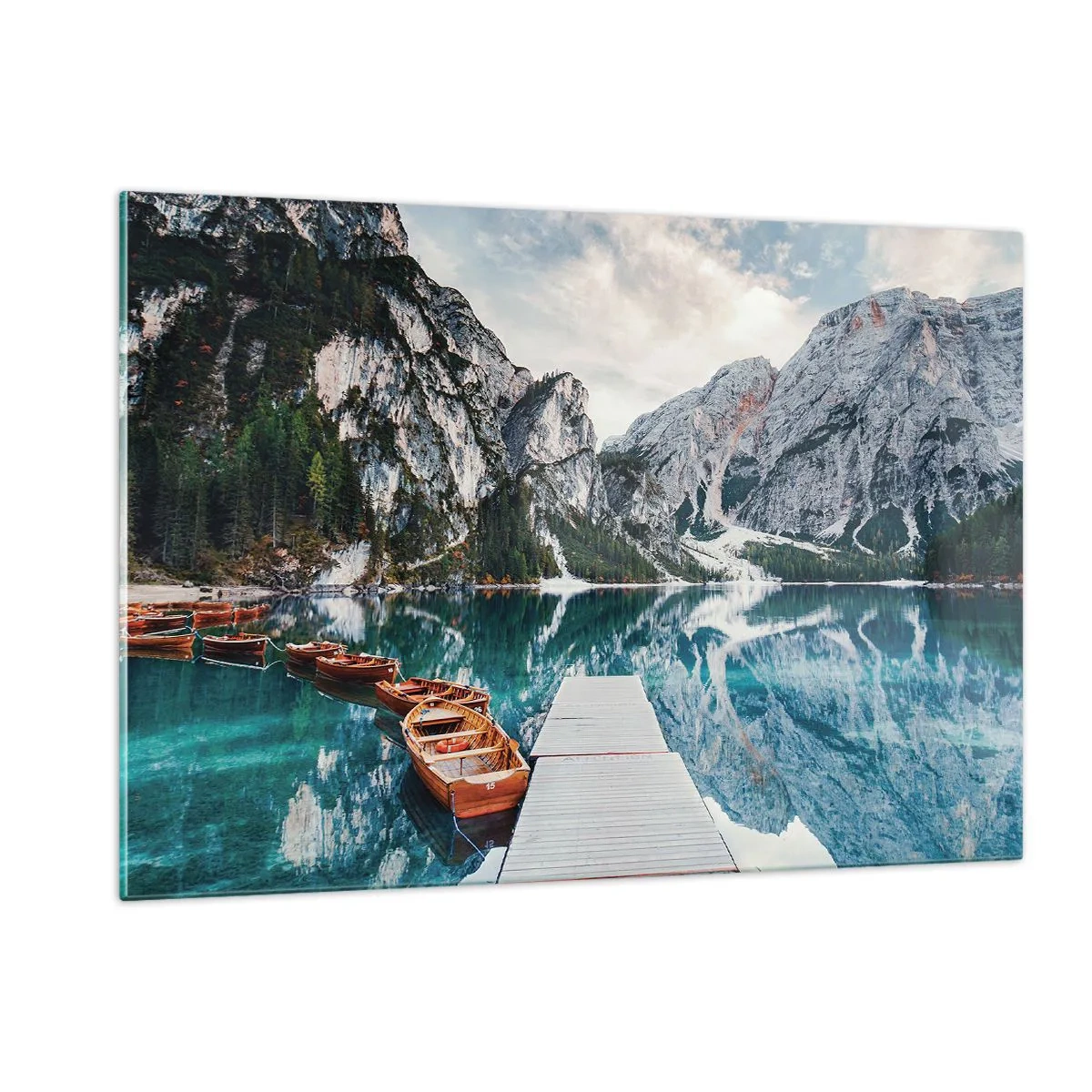 Glastavla - Bild på glas - Vi visar dig skönhet - 120x80 cm