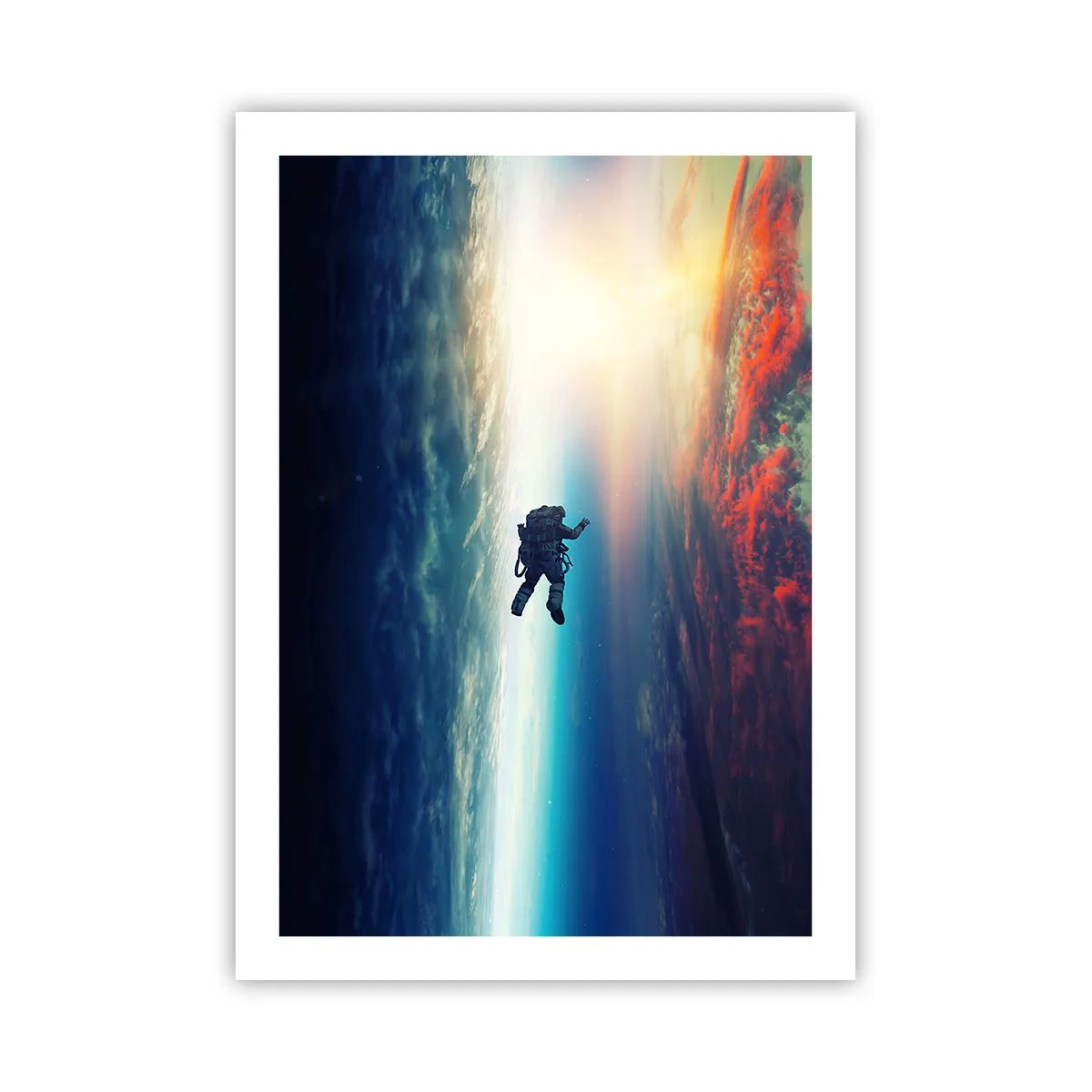 Affisch - Stå emot universumet - 50x70 cm